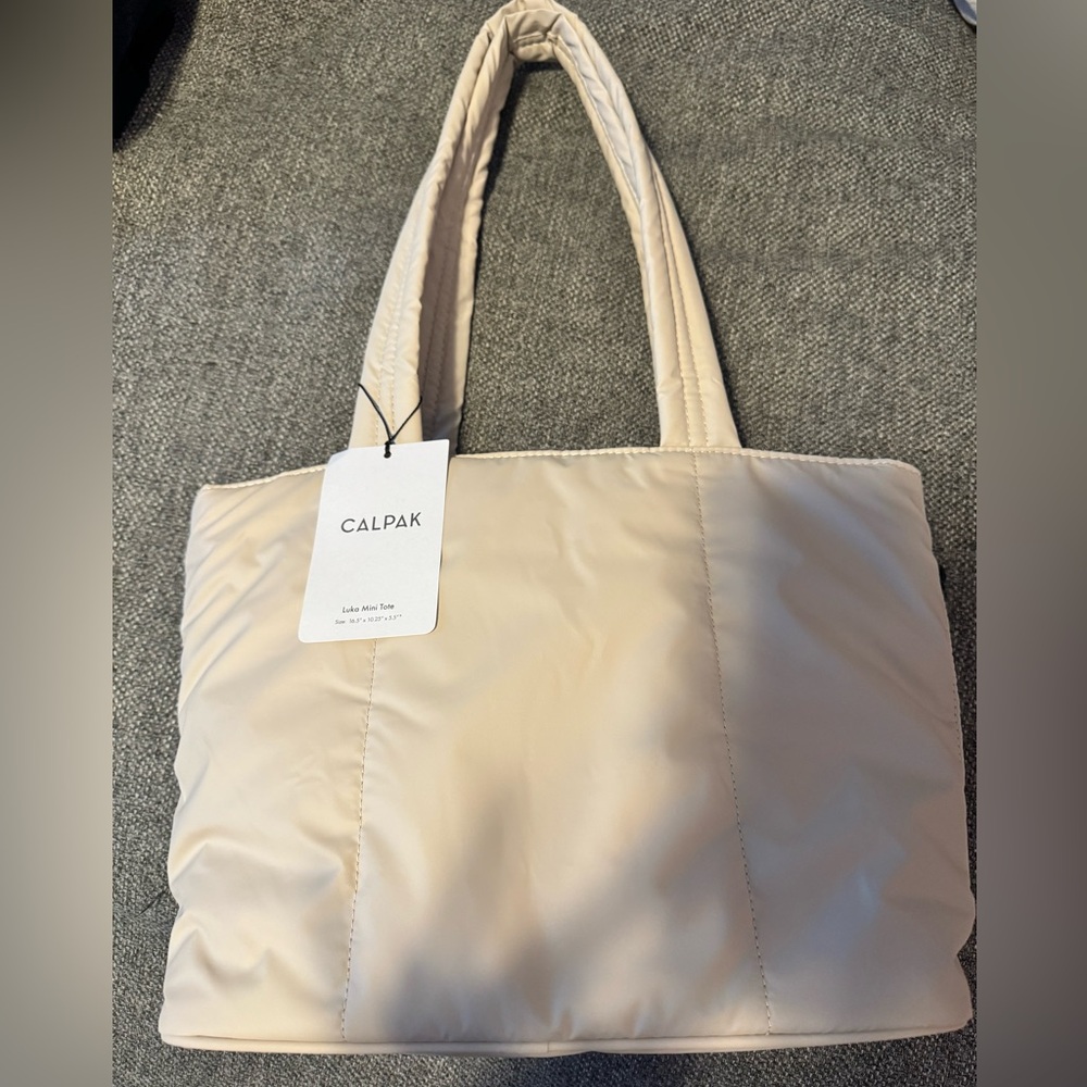 CALPAK Luka Mini Tote in Oatmeal